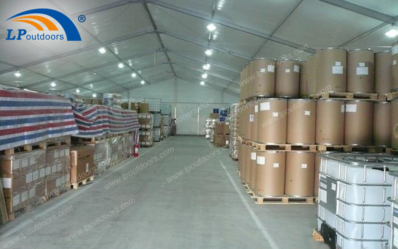 Промышленная палатка для крупных складов может легко создавать большой склад